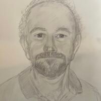Bill without sunglasses pencil 2024 