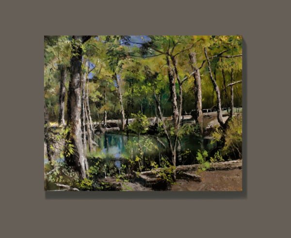 Blue Hole Road 16×20 oil 7 21 a