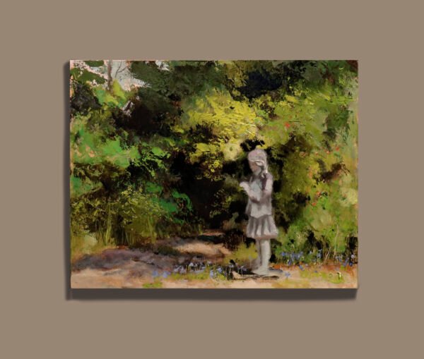 Consider Your Path 8×10 oil on wood panel 10 21 with border