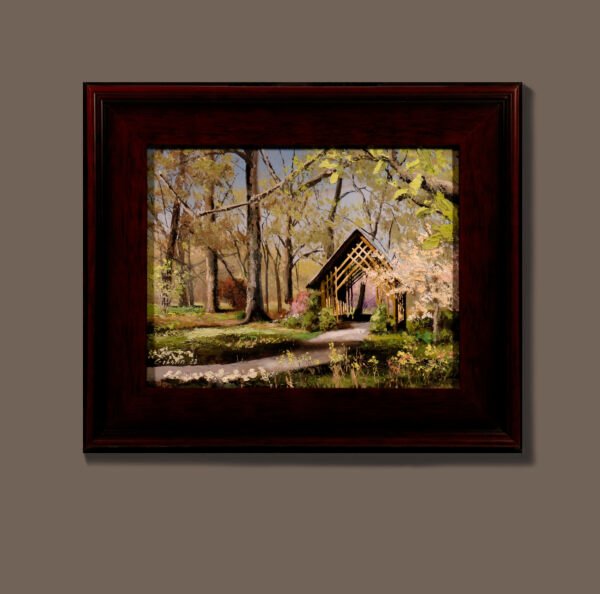 _MG_3307 Ceremony of Spring oil 11×14 2022 framed