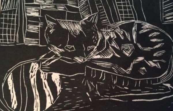 Cat with a Ball