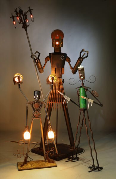 Robot Lamps by Bobby Anderson (RVA246)