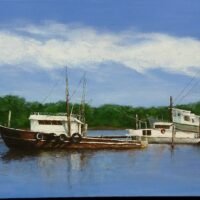 Rebecca Cupples: Cedar Key Fishing Boats
