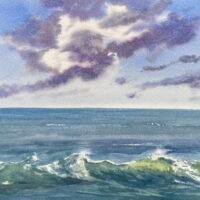 The Breathing Sea 11 x 15 