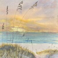 Sunrise With Sea Oats 