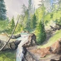 Stream In Glacier 