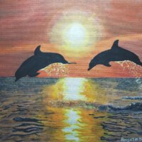 dolphins-at-sunset-angela-brunson 