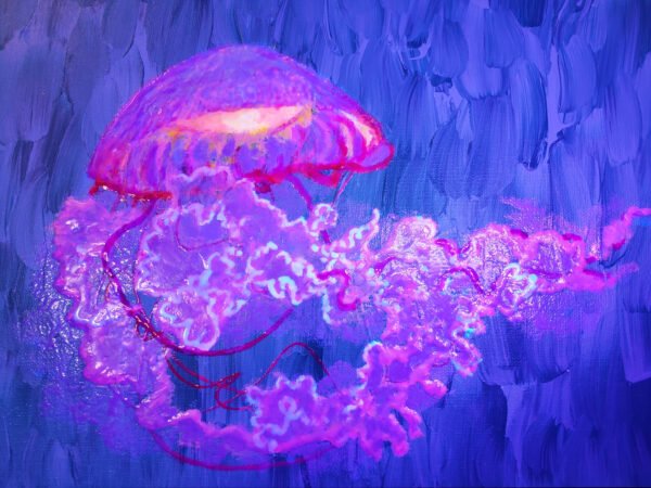 GlowingPinkJellyfish
