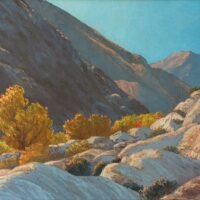 John W. Hilton, Fall in the Canyon, n.d., 18×24.  Courtesy Bodega Bay Gallery. 