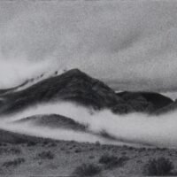 2015 Graces of the Guadalupes, charcoal, 30×13 