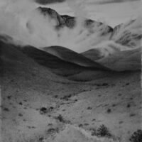 2022 Going Home, charcoal, 22.5×30 temporary without deckle edge squared on 