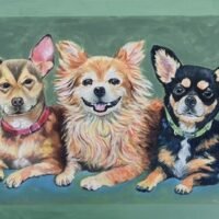 Another copy of 3 dogs in shade 